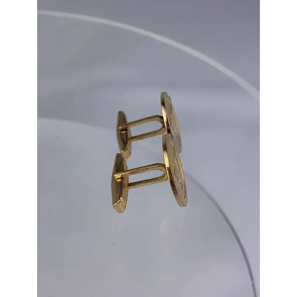 HemisFair 68 1/20 12k Gold Filled Cufflinks Texas World Fair San Antonio Vintage